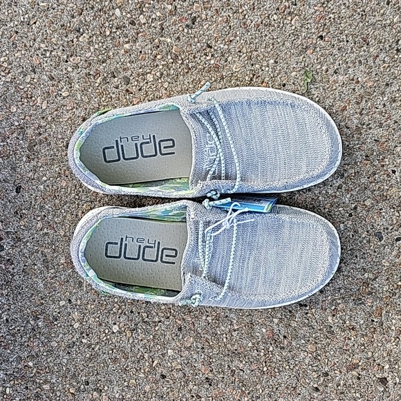 NWT NEW Hey Dude Wendy Youth Stretch Pearl River Size 13 - Picture 3 of 12